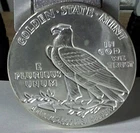 1 oz Incuse Indian Eagle Silver Round .999 fine Silver Bullion See Pictures