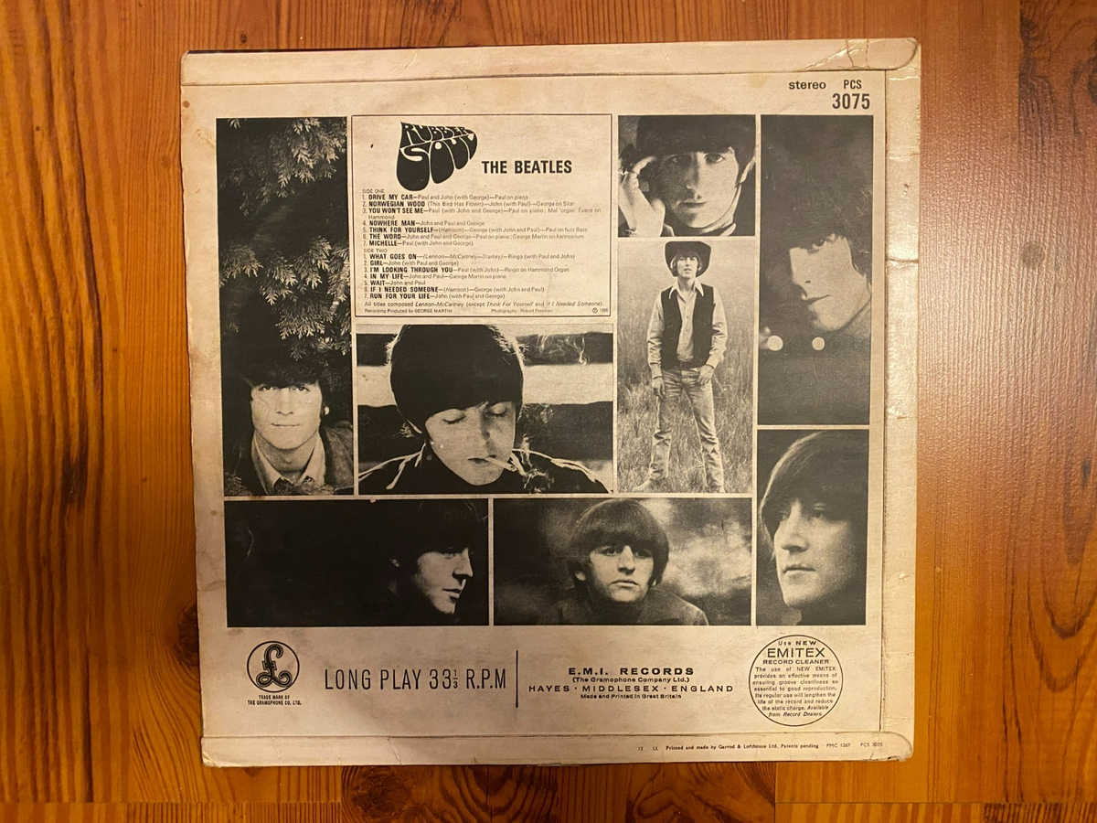その他 LP Beatles Rubber Soul PCS3075 Parlophone /00260 Scanitto_1471.jpg