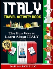 Italy: Travel Puzzle Book for Kids 6-10, Italian-themed activiti
