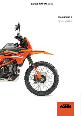 KTM Service Workshop Shop Manual Repair Book 2025 390 ENDURO R US