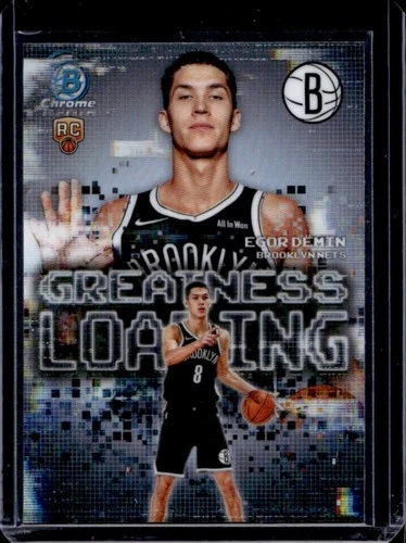 2025-26 Bowman Egor Demin Chrome Greatness Loading RC Refractor #GL-8 Nets