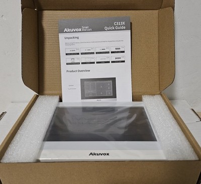 AKUVOX C313S Monitor for SIP Intercom POE Two-Way Audio (BRACKET INCLUDED) - New