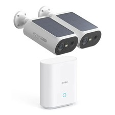 aosu Solar Camera Wireless 2K QHD AI  WIFI 2-Cam  HomeBase   No Monthly Fee