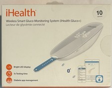 NEW iHealth Smart Wireless BG5SKIT Gluco-Monitoring System Glucometer 100 strips