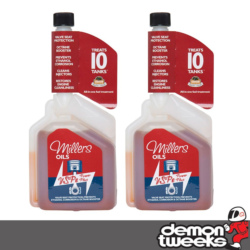 2 x Millers Oils VSPe Power Plus Fuel Additive & Octane Booster - 500ml