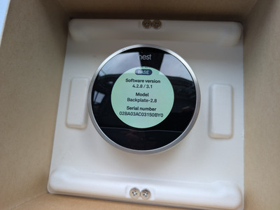 Nest 2nd Generation Learning  Programmable Thermostat
