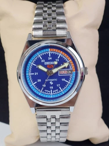 Vintage Seiko 5 Automatic 6309 17 Jewels Gentlemen's Wrist Watch-Free Shipping
