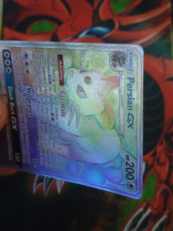 Persian GX - 227/214 - Secret Rare - Unbroken Bonds Pokemon TCG HP - Image 2 of 4