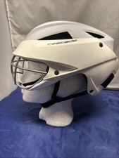 Cascade LX Womens Girls Lacrosse Helmet OSFM Adjustable White and Gray