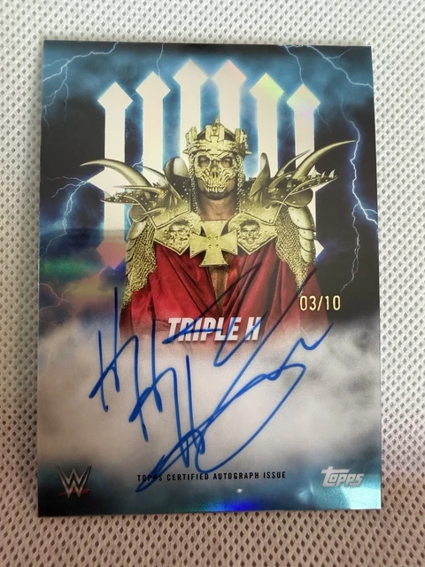 TRIPLE H 2025 Topps Royalty WWE #GAM-TH The Game Autograph Auto /10