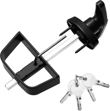 Shed Door Latch, Premium Shed Locks with 4 Keys, Widely Use, T-Handle Lock Kit