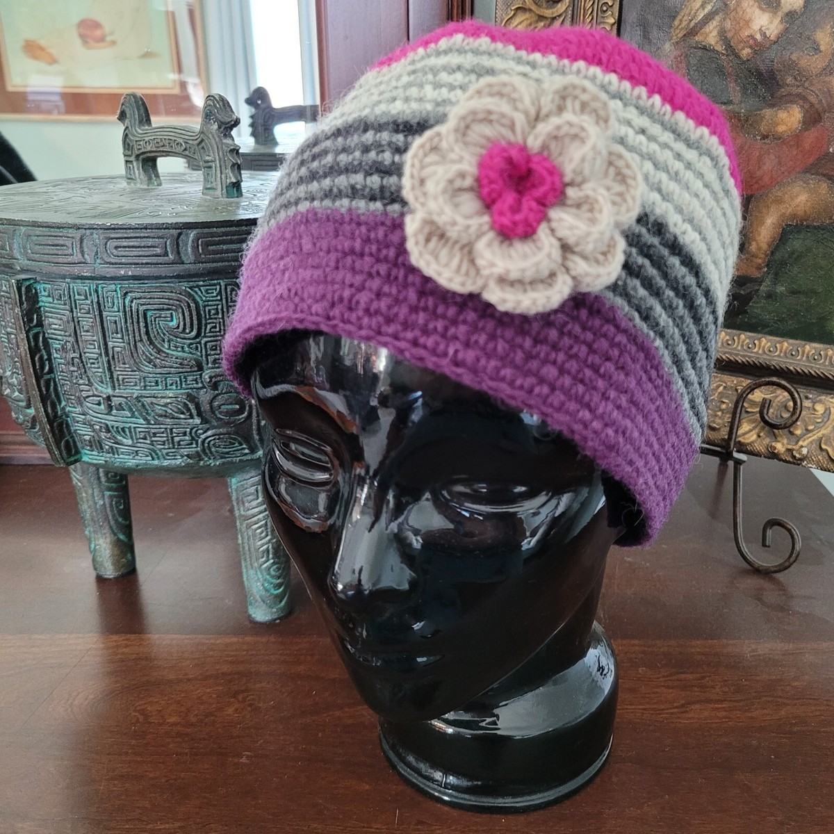 Erin Knitwear Ireland Hat Beanie Cap Woven Wool Cold Winter  display picture 1