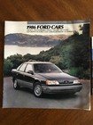 Ford 1986, 1988 & 1989 Ford Full Line Brochures (includes Mustangs) — photo 2