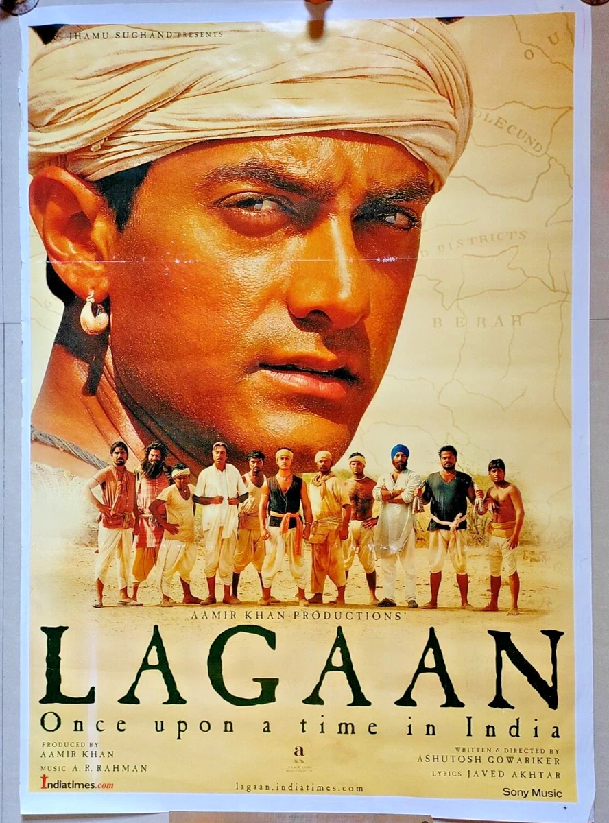 Lagaan Bollywood Movie Poster Aamir Khan 27.5X39 inch Approx | eBay