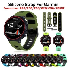 Watch Band For Garmin Forerunner 735XT 735 220 230 235 620 630 Silicone Strap
