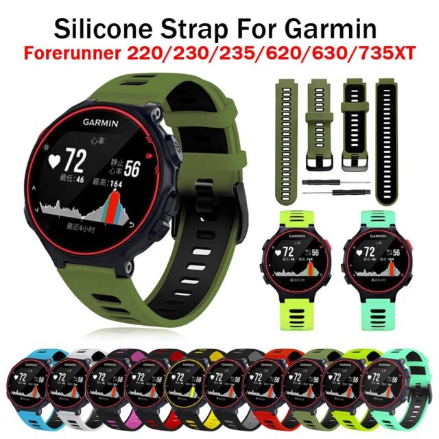 Silicone Bracelet for Garmin Forerunner 735XT 735 220 230 235 620 630 Sports Bracelet- Silicone Bracelet for Garmin Forerunner 735XT 735 220 230 235 620 630 Sports Bracelet-