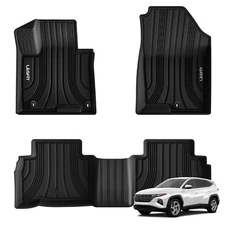 Floor Mats for Hyundai Tucson 2022-2026 Gas Custom TPE 1st &2nd Row Floor Liners