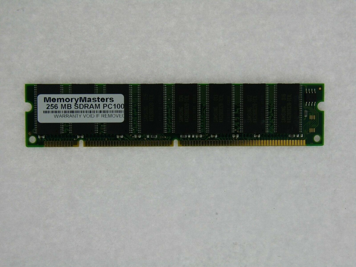 256MB SDRAM MEMORY RAM PC100 NON-ECC UNBUFFERED 168PIN DIMM