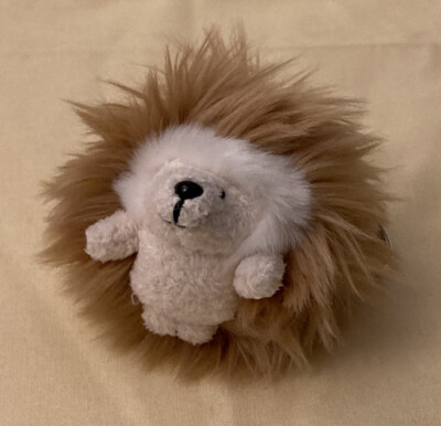 Gund Ganley Hedgehog Miniature Brown Stuffed Plush Keychain