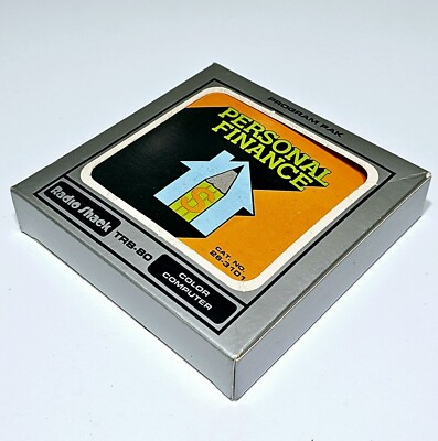  1980 Tandy Corp Radio Shack TRS-80 Color Computer Program Pak PERSONAL FINANCE