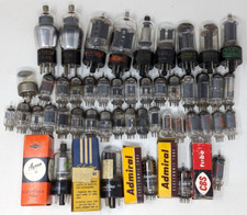 Vintage Mixed Audio Radio Amplifier Rectifier Electron Vacuum Tubes 47 Lot