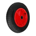 14" Wheel 3.50-8 Pneumatic Garden Wheelbarrow Wagon 25mm Axle Bore Plastic Rim