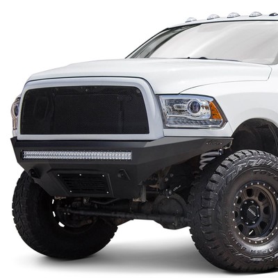 For Ram 3500 11-18 Stealth Fighter Full Width Hammer Black Front HD Bumper