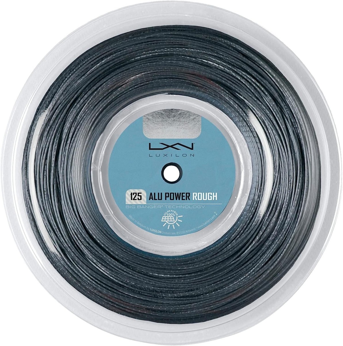 Luxilon ALU POWER ROUGH 125 (Silver) Tennis String 726ft 220m Reel 
