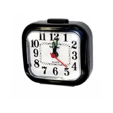 Travel Alarm Clock Battery Operated Analog 12 Hours Easy to Set Smart Design