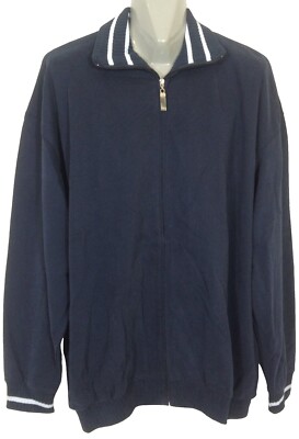 Herren Sweatjacke, Windbreaker, Reißverschluß, Baumwolle Premium, XL - 4XL