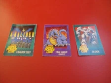Nintendo Power Magazine Super Power Club Cards Final Fantasy 7th Saga X-Kalibur