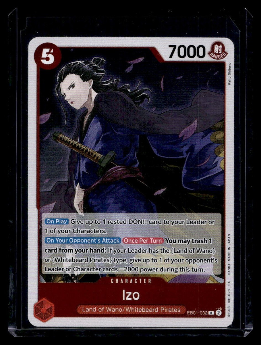 Izo EB01-002 R - Foil - One Piece Card Game - English | eBay