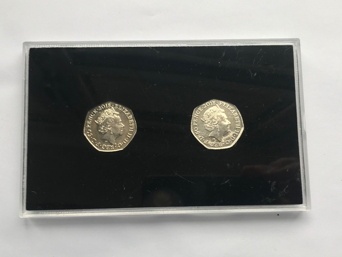 PADDINGTON COIN SET 2018 AT THE PALACE AND STATION FIFTY 50 PENCE