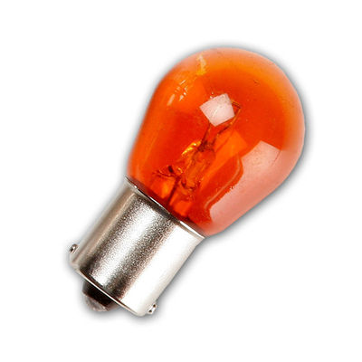 50 x 241 ORANGE AMBER 24V 21W BA15S SINGLE CONTACT SINGLE FILAMENT STRAIGHT PINS