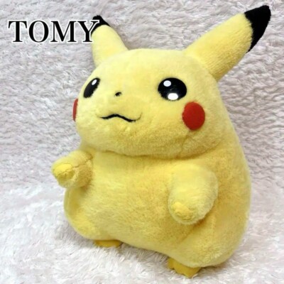 Pokemon Pikachu Plüsch Puppe The first 1/1 Life Size TOMY 40cm 1997 Gebraucht
