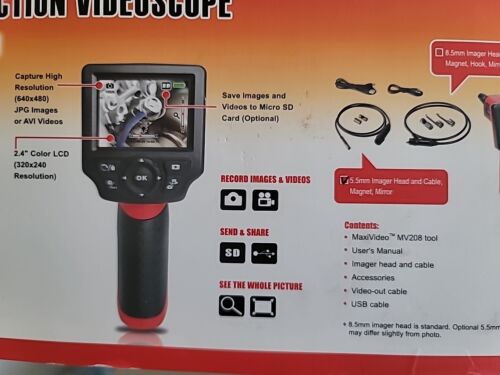 Autel MaxiVideo Digital Videoscope with 2.4" Screen and 5.5mm Head (MV208 - Picture 2 of 17