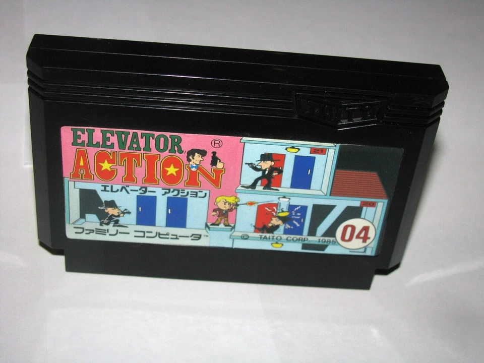 Elevator Action Famicom NES Japan import +Box Manual US Seller - Image 3 of 4