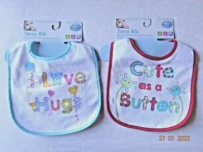 FIRST STEPS Baby Junge Mädchen Säuglinge Kinder wasserdicht Handtuch Spucktuch Füttern Mahlzeit Lätzchen Mittagessen