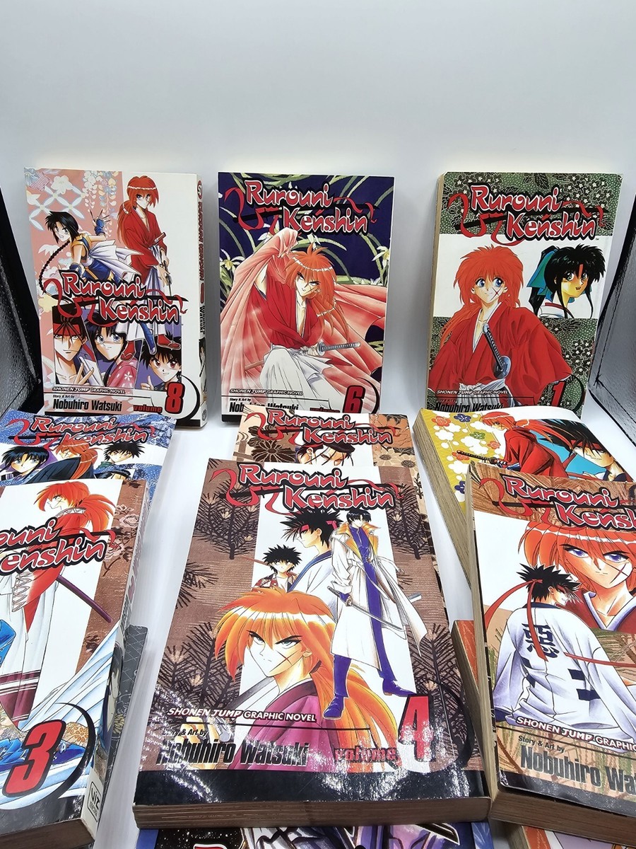 Rurouni Kenshin English Manga Set Series Volumes 1-12 Nouhiro