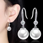 925 Sterling Silver Crystal Stud Earrings Jewelry Women Girls Gift UK