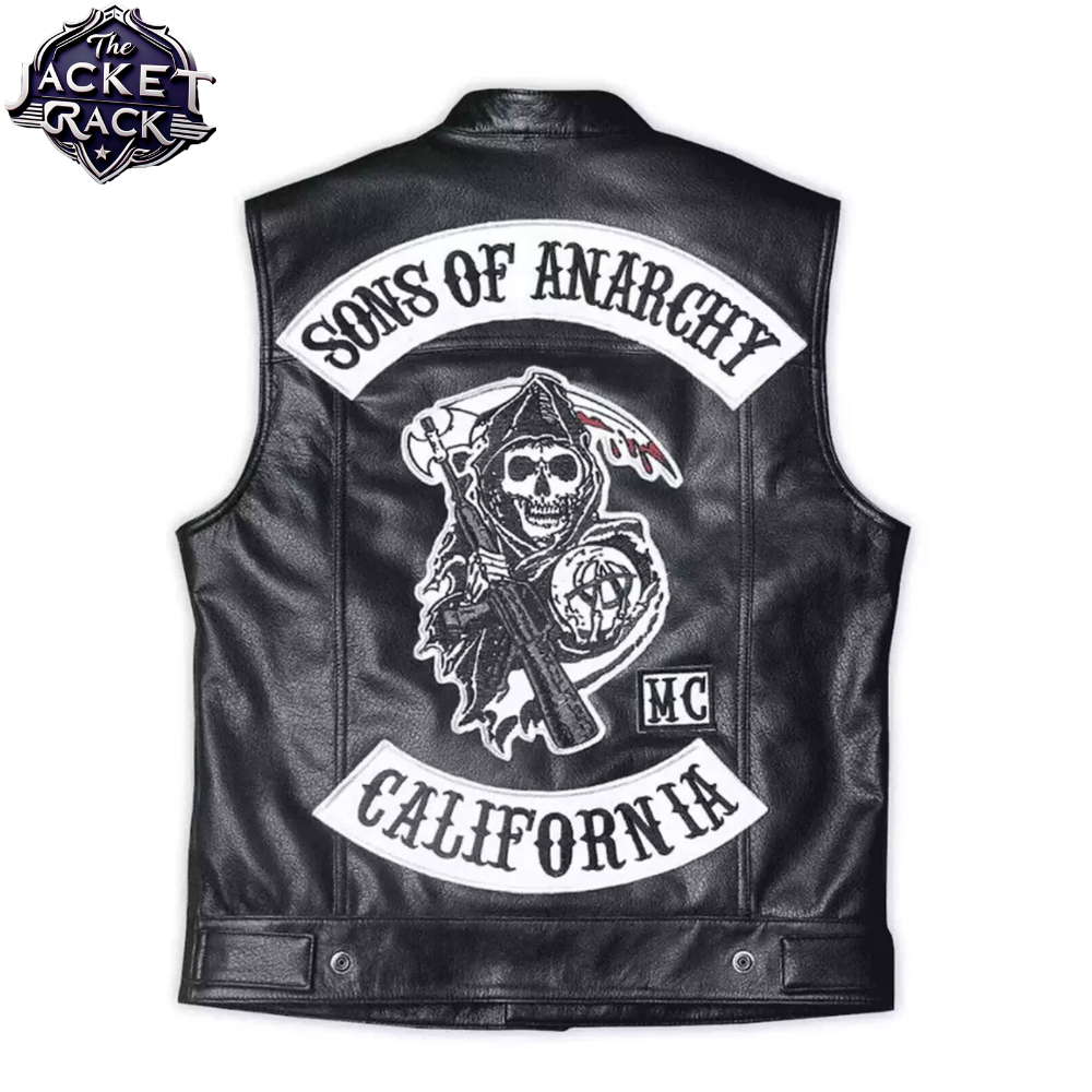 Sons of Anarchy Biker Vest SOA Highway Gangs Men's