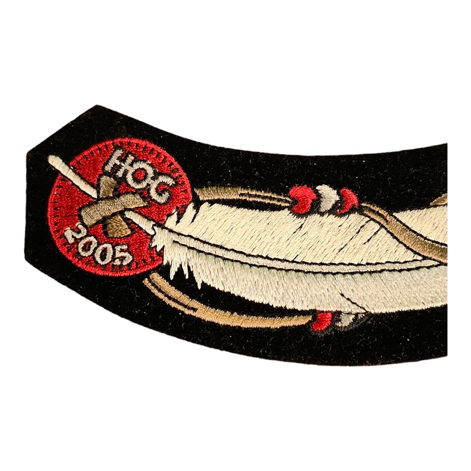 Harley Davidson Owners Group HOG 2005 Motorcycle Rocker Rider Patch | eBay