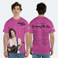 Gracie Abrams The Secret Of Us Tour UK 2025 AOP 3D T-Shirt