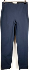 Everlane Womens Navy Elastic Waist Cropped Skinny  Dress Pants Sz 2