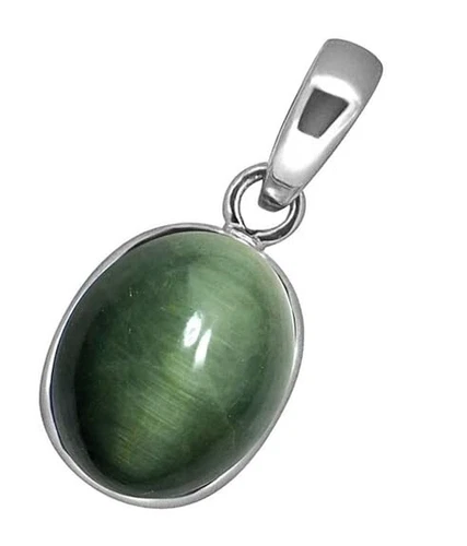 9.25 Ratti 8.47 Carat A+ Quality Cat's Eye Gemstone Pendant for Men and Women's - Picture 3 of 3