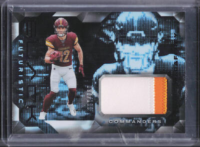 Carte Panini Black 2024 Luke McCaffrey RC Futuristic - Autograph /50 - Washington Commanders