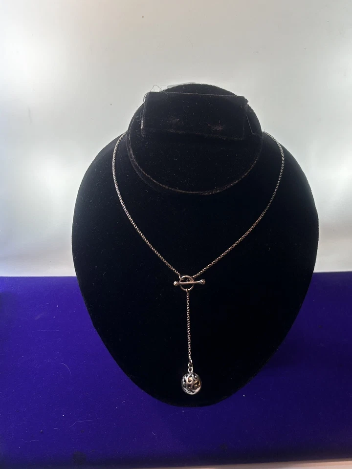 SILPADA 925 Collar de Plata de Ley Colgante Filigrana Giratorio N1619 Foto 3 de 4