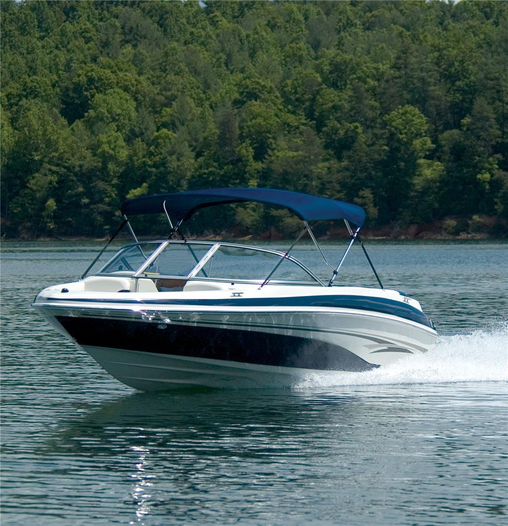 BOAT BIMINI TOP BOW SEA RAY 220 SUNDECK I/O W/ EXTD SWPF