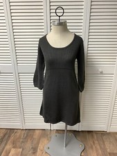 NEW Jou Jou Women’s Size Medium Grey Sweater Dress NWT
