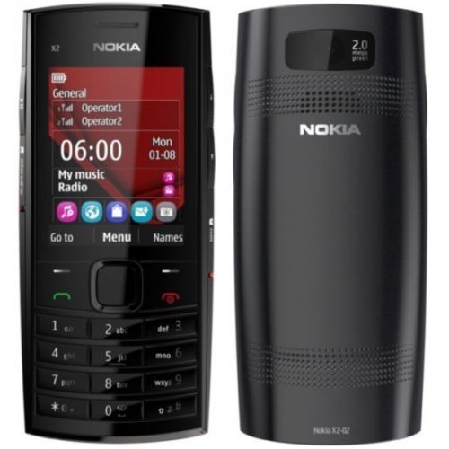 ★Nokia 7.2 Dual SIM Original Unlocked Nokia X2-02 Dual SIM Bluetooth Radio Java Cell